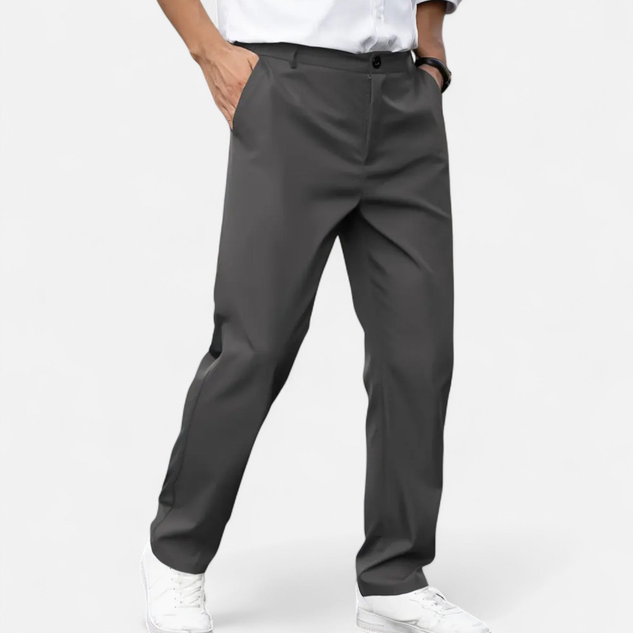 House of Livia | Men's Slim Fit Dress Trousers