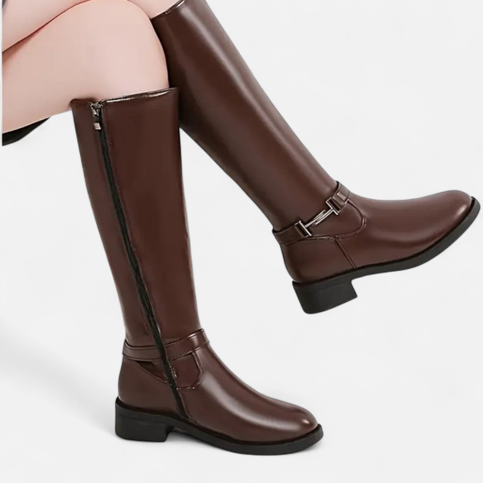 House of Livia | Women's Elegant Mid Calf Boots