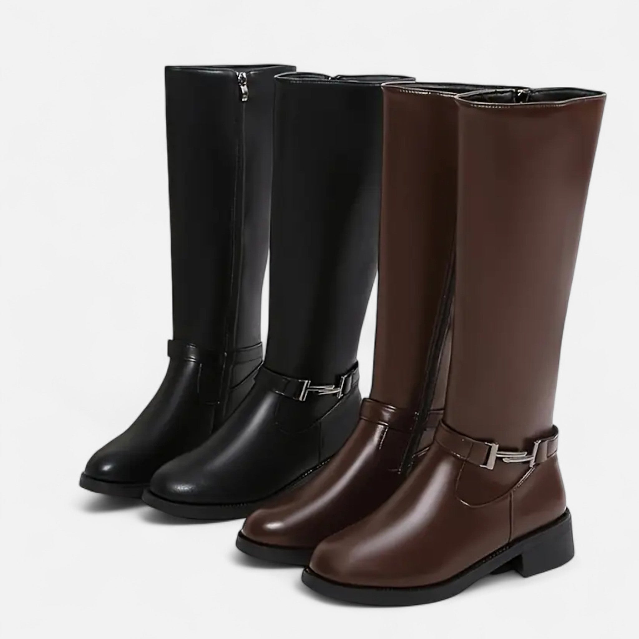 House of Livia | Women's Elegant Mid Calf Boots